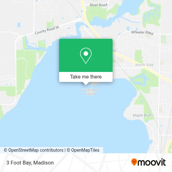 3 Foot Bay map