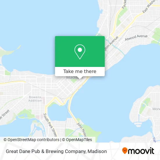 Great Dane Pub & Brewing Company map