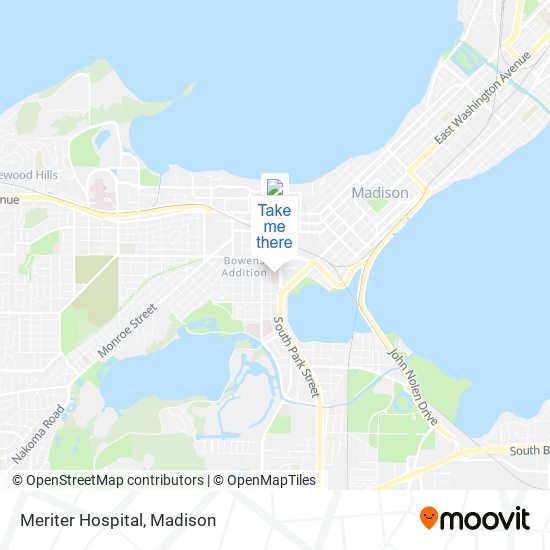 Meriter Hospital map