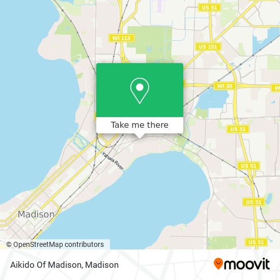Mapa de Aikido Of Madison