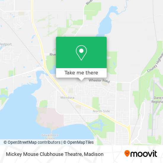 Mickey Mouse Clubhouse Theatre map