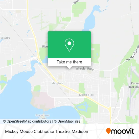 Mapa de Mickey Mouse Clubhouse Theatre