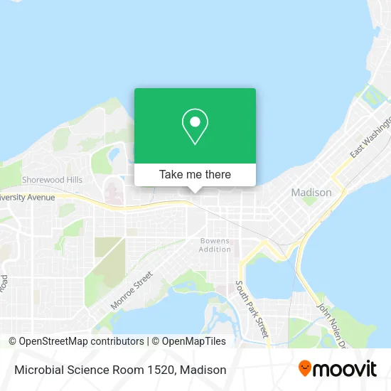 Microbial Science Room 1520 map