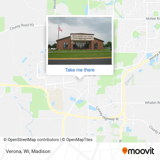 Mapa de Verona, Wi