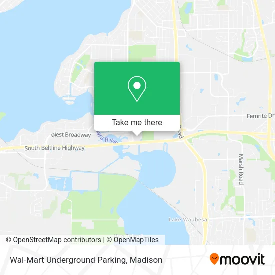 Wal-Mart Underground Parking map
