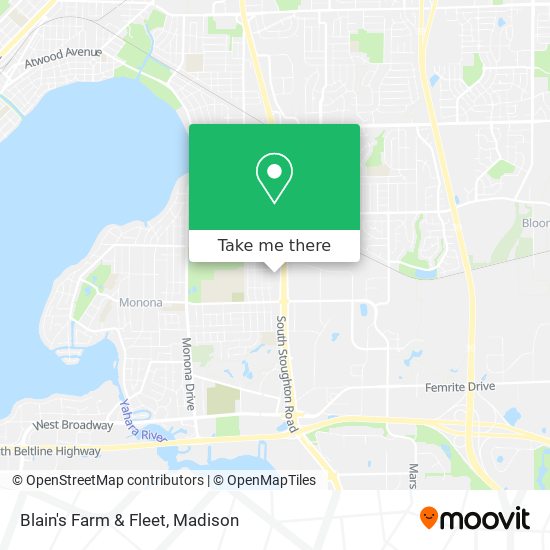 Blain's Farm & Fleet map