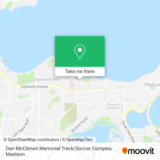Mapa de Dan McClimon Memorial Track / Soccer Complex