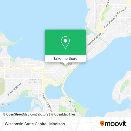 Wisconsin State Capitol map