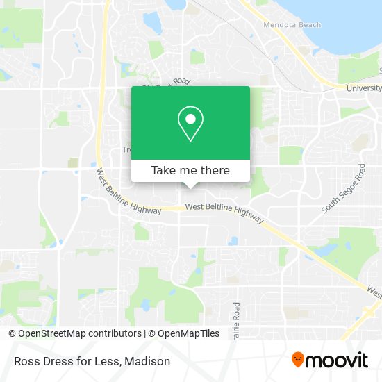 Mapa de Ross Dress for Less