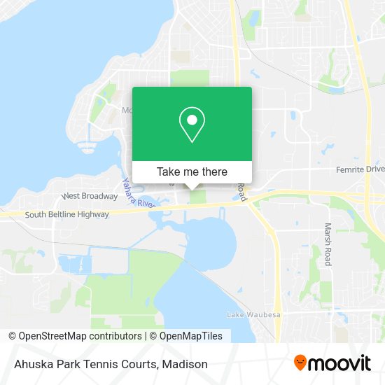 Ahuska Park Tennis Courts map