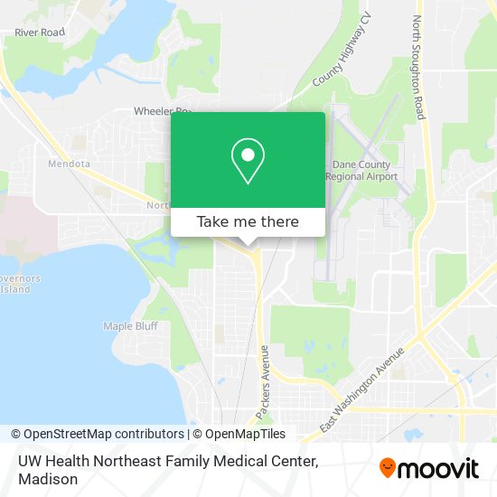 UW Health Northeast Family Medical Center map