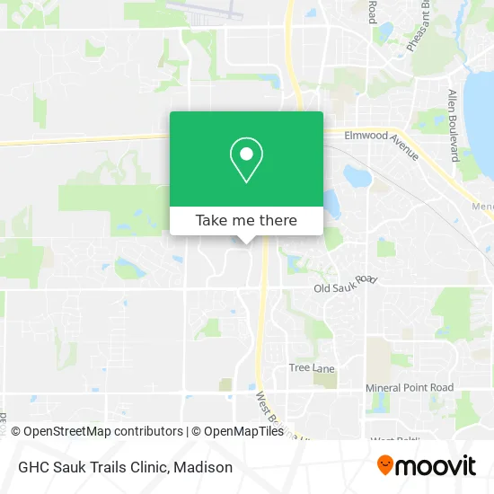 GHC Sauk Trails Clinic map