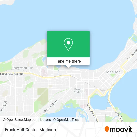 Frank Holt Center map