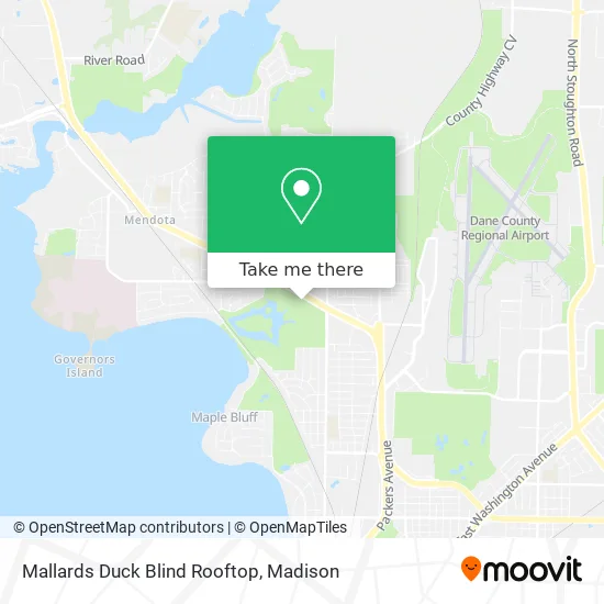 Mallards Duck Blind Rooftop map