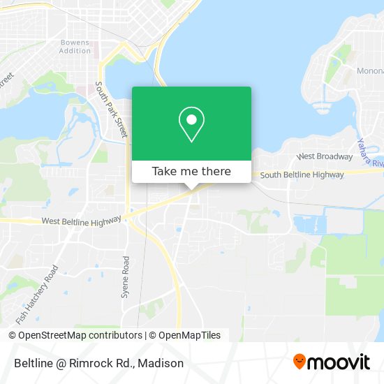 Beltline @ Rimrock Rd. map