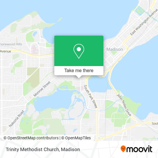Trinity Methodist Church map