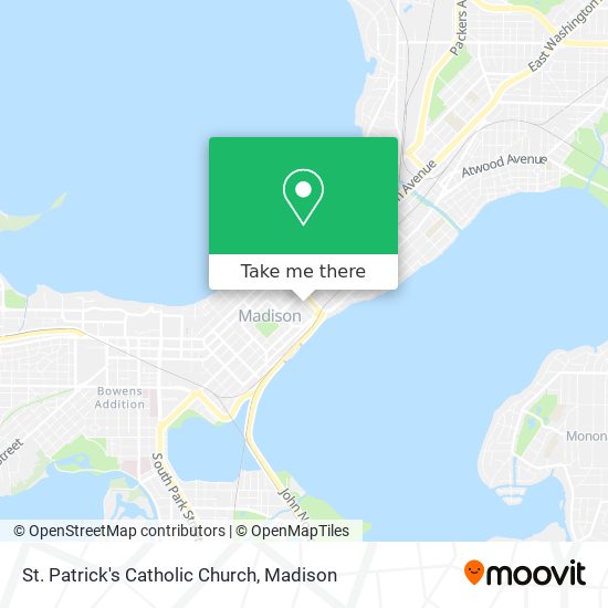 St. Patrick's Catholic Church map