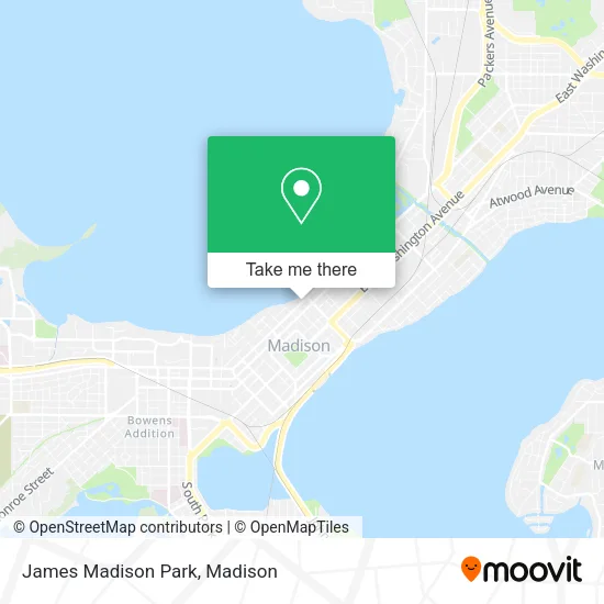 James Madison Park map