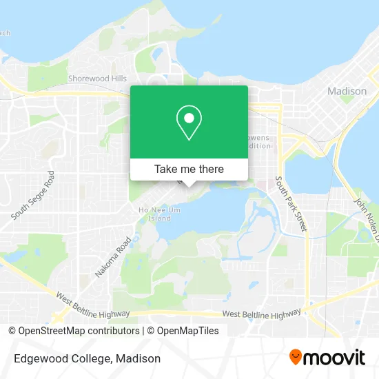 Edgewood College map