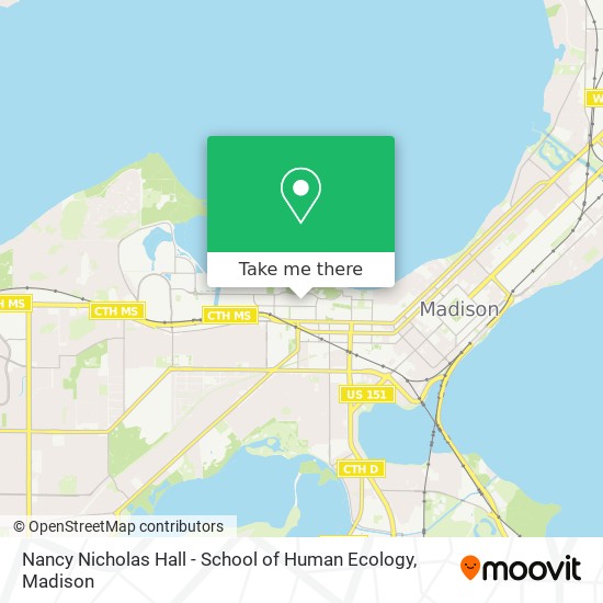 Nancy Nicholas Hall - School of Human Ecology map