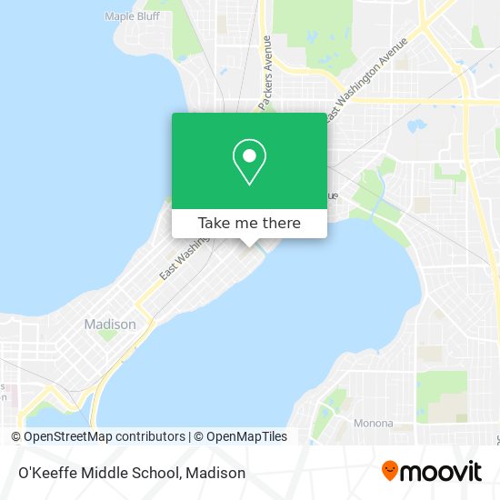 O'Keeffe Middle School map