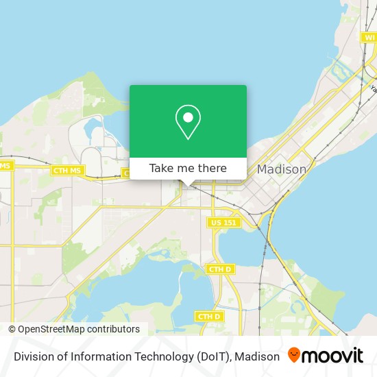 Division of Information Technology (DoIT) map