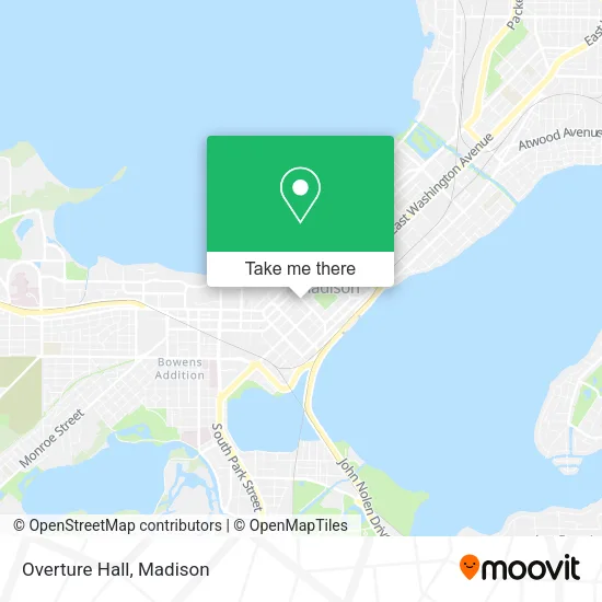 Overture Hall map