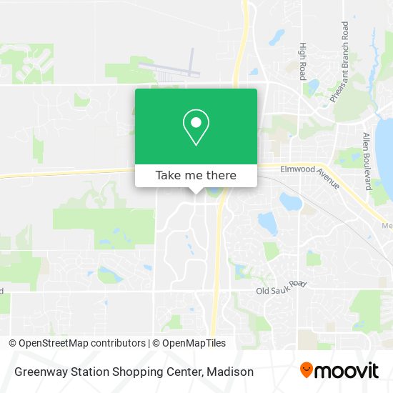 Greenway Station Shopping Center map