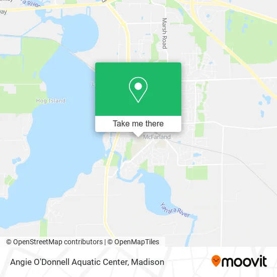 Angie O'Donnell Aquatic Center map