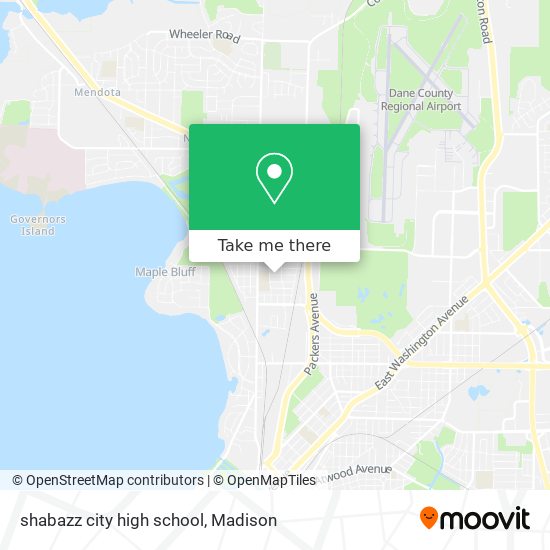 Mapa de shabazz city high school