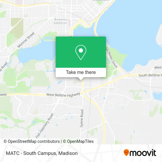MATC - South Campus map
