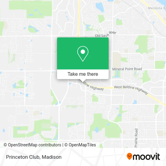 Mapa de Princeton Club