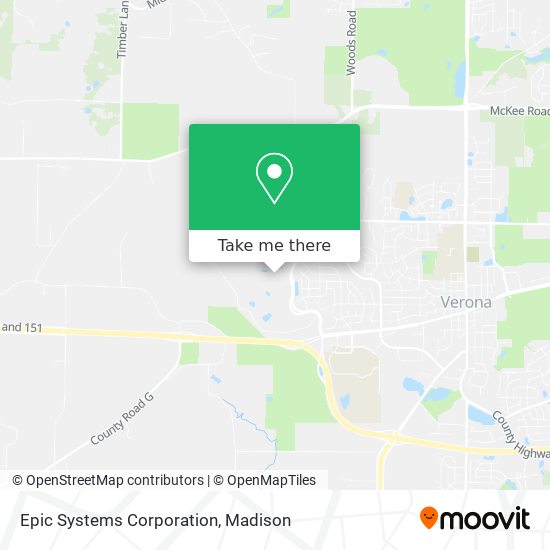 Epic Systems Corporation map