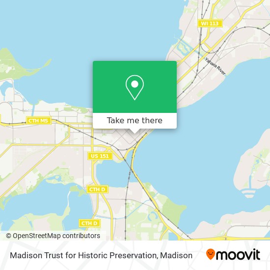 Madison Trust for Historic Preservation map