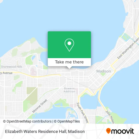 Elizabeth Waters Residence Hall map