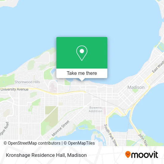 Kronshage Residence Hall map