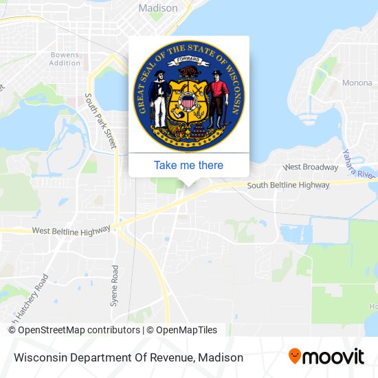 Wisconsin Department Of Revenue map