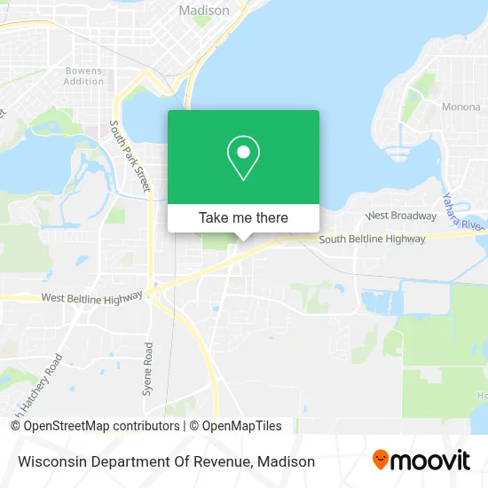 Wisconsin Department Of Revenue map