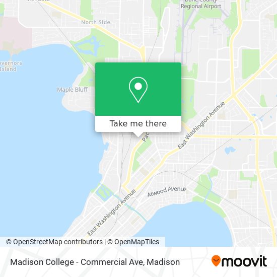 Mapa de Madison College - Commercial Ave