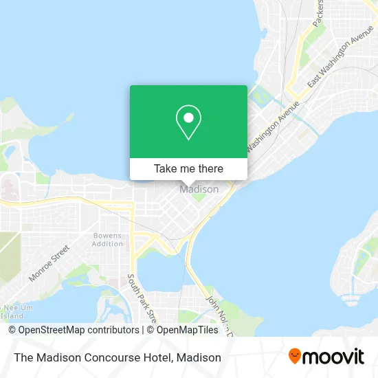 The Madison Concourse Hotel map