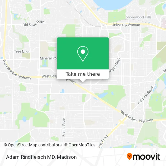 Adam Rindfleisch MD map