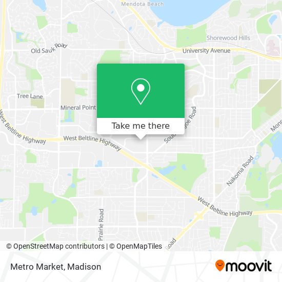 Mapa de Metro Market