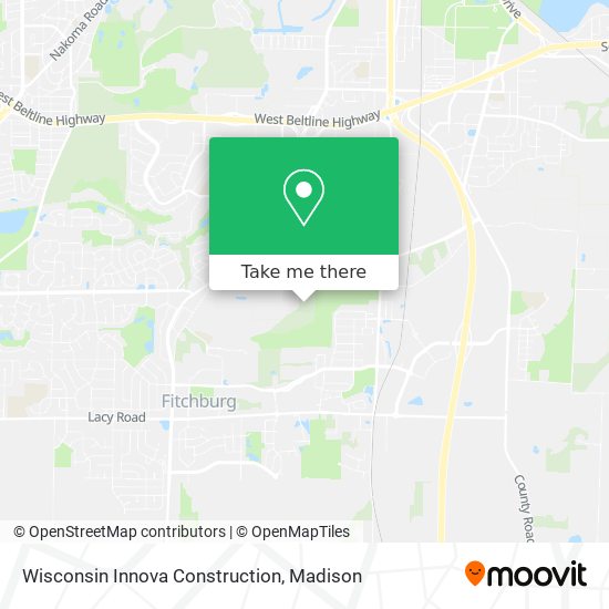 Mapa de Wisconsin Innova Construction