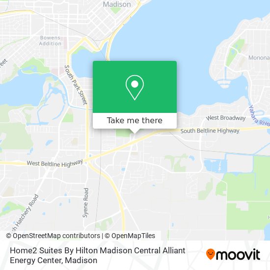 Home2 Suites By Hilton Madison Central Alliant Energy Center map