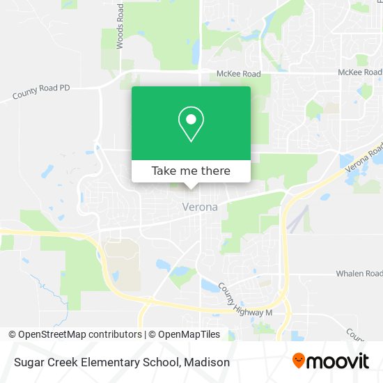 Sugar Creek Elementary School map