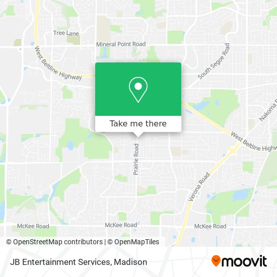 JB Entertainment Services map