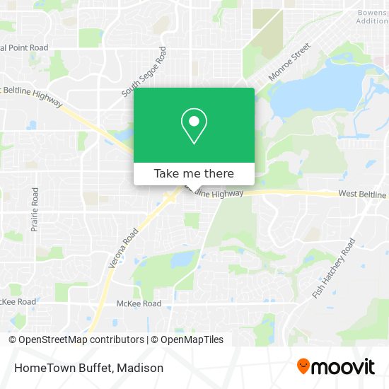 HomeTown Buffet map