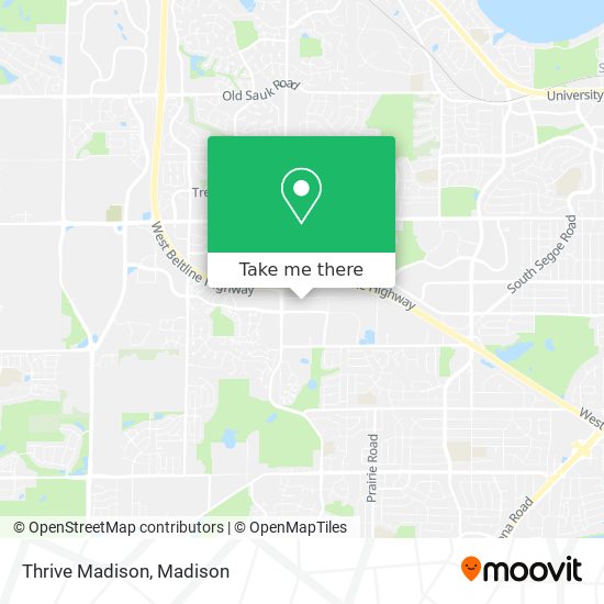 Thrive Madison map