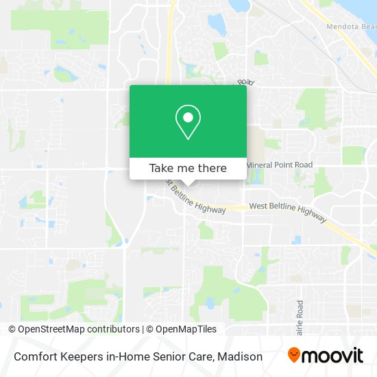 Comfort Keepers in-Home Senior Care map