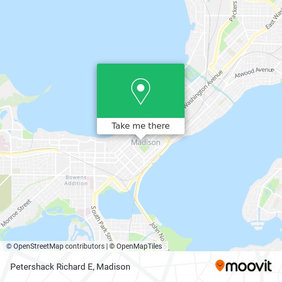 Mapa de Petershack Richard E
